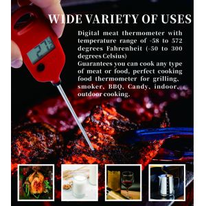 Barbecue Thermometer Digital Temperature Measuring Gadgets Instant Read Meat