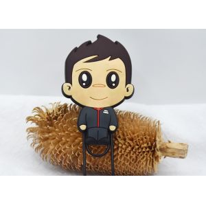 PVC Silicone Cute Cartoon Keychain Character Boys Cartoon Keyring For Schoolbag