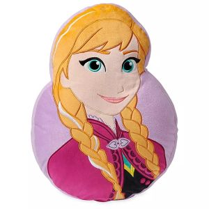China Fashion Disney Original Plush Anna and Belle Head Pillow For Bedding and Cushion on sale
