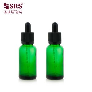 D006 TE Tamper Evident CRC Child Resistant Cap Glass Bottle Dropper Lid 5ml 10ml