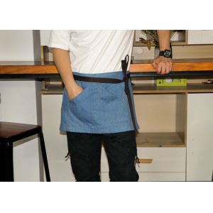 Quality Restaurant Waiter Short 55*32cm Denim Work Apron for sale