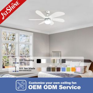 Pull Chain Style ROHS Quiet Ceiling Fans 42 Inch Decorative For Home