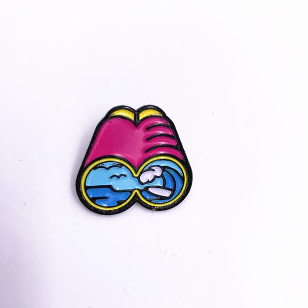 Buy Embossed Logo Metal Lapel Pins Gift Dye Black Colors Plated Soft Enamel Pin Badges at wholesale prices