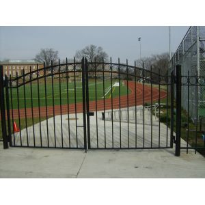 Decorative Steel Wire Mesh Fence Panels Gate Hot Dipped Galvanized Surface