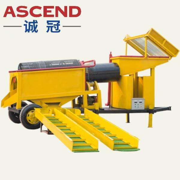 China Ascend Gold Washing Plant Alluvial Placer Ore Dressing Equipment To