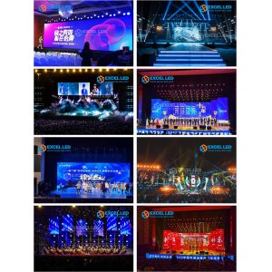 1000cd/sqm 4500nits Stage Rental LED Display FCC For Events