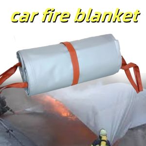 EV Car Fire Blanket Gray 550℃ Thermal Resistance