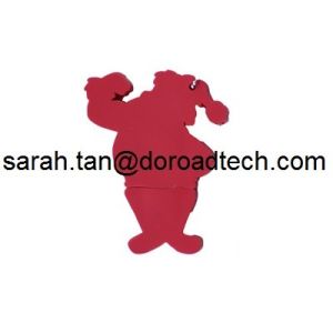 Personalized Cartoon USB Flash Drive High Speed PVC USB Sticks