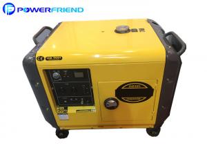 China Residential Small Diesel Generators / Portable Silent Generator 5kw 6kw with Air cooled on sale