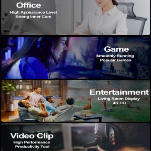 Dual Core 3150U AMD Game PC Dual DDR4 RAM Win10 11 For Home Office