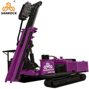 Multifunctional Solar Pile Driver Machine 360Degree Rotate Ground Hydraulic Pile