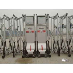 Aluminium Trackless Automatic Folding Gate With Self Align Motor