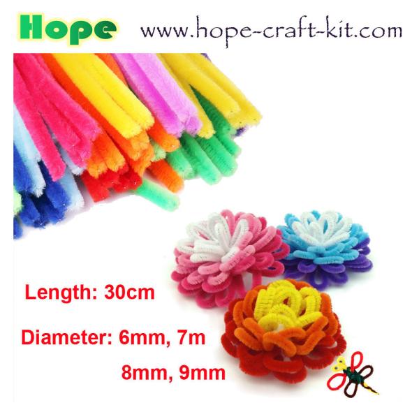 Spotted chenille stems Speckled pipe cleaners for children creative DIY craft kit material KIDS STEM INNOVATION