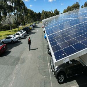 Anodized Aluminum Residential Solar Carport Structures 6m Length