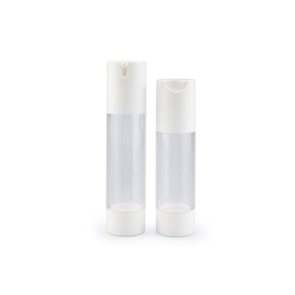 15ml Empty Frosted Airless Pump Bottles For Refillable Cosmetic Container