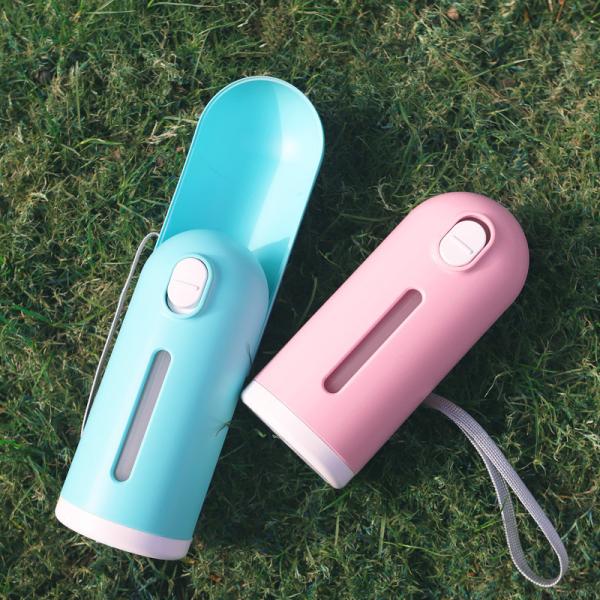 Buy Foldable Dog Water Bottle Dispenser Pink Blue at wholesale prices