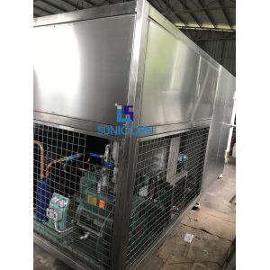 Chamber Design Commercial Freeze Drying Machine 100kg Capacity Per Batch