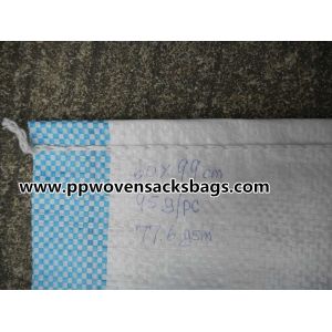 Blue Strip Fertilizer Packing PP Woven Bags