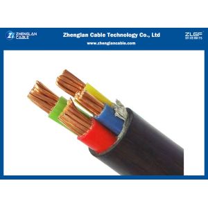 IEC60502-1 aluminum 4x6sqmm Low Voltage Power Cable Pvc Sheathed