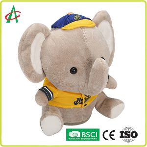 20cm Musical Plush Toys , CPSIA Peek A Boo Singing Elephant