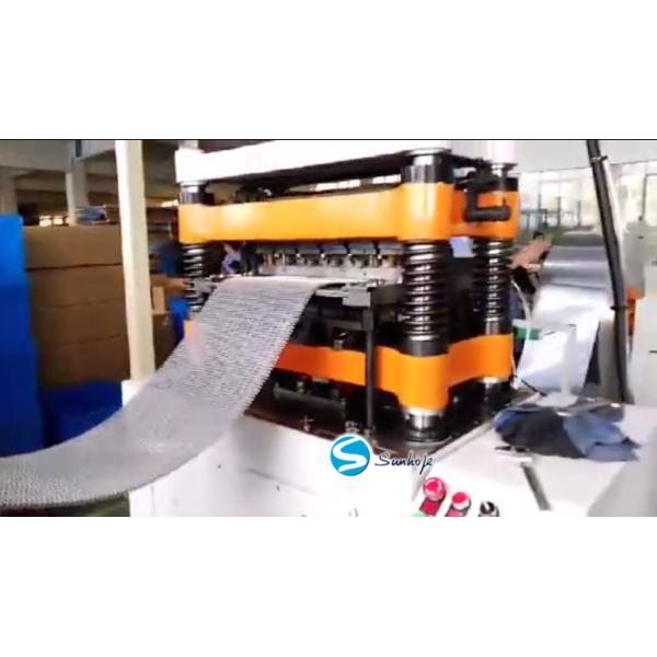 12x20mm Aluminum Fin Roll Forming Machine With 25-120 Strokes Per And Stepless