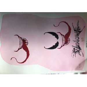 Offset Printing White Waterslide Decal On Wine Glass Vivid Design