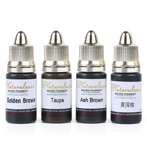 Semi Permanent Eyebrow Ink , 12ml Liquid Pigments For Machine