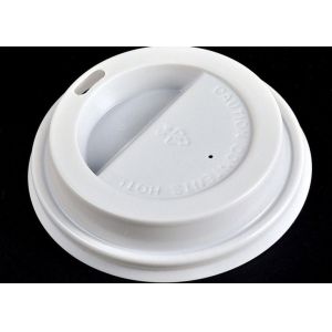 8oz 12oz Disposable Paper Cups Lids For Coffee / Drinking , Shapes Customized