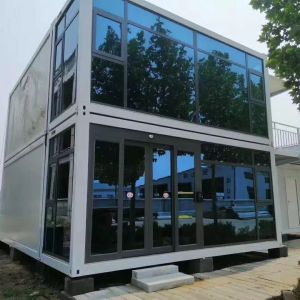 Outdoor Construction Site Prefabricated Modern Design Office Building with