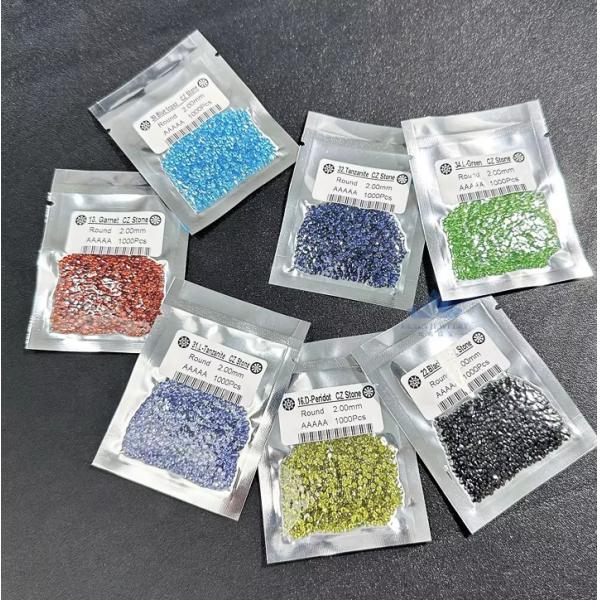 White Round Machine Cut Synthetic Cubic Zirconia Cz Stone For Engagement Rings