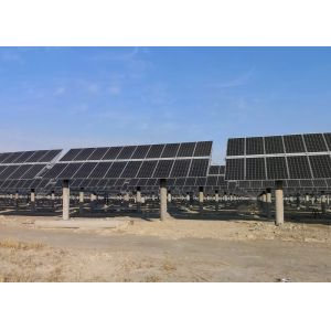 Custom Single Axis Solar Tracker Ground Solar Panel Mounting Tracker System