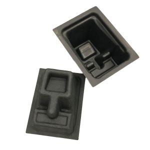 Quality Disposable Sugarcane Based Packaging Cosmetic Packaging Wet Pressed for sale