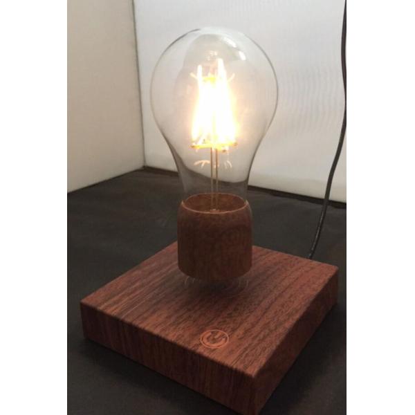 Buy wooden base magnetic floating levitate led bulb lamp at wholesale prices