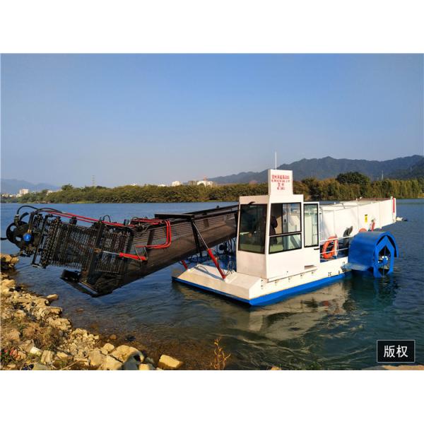 Buy Lake Cleaning 15CBM Aquatic Weed Harvester Water Grass Harvesting Machine at wholesale prices