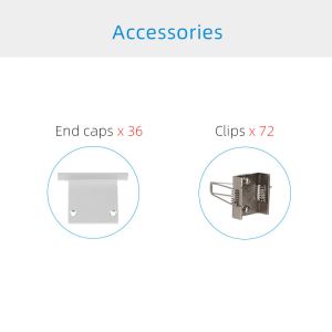 Big Power 35*35mm Recessed LED Light Aluminum Channel Heat Sink