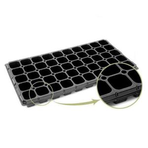 0.6mm Thick PVC Deep 288 Cell Plastic Seedling Tray Four Angle Circle Rice