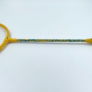 120G Weight Customized Badminton Racket with Bag and Durable PU Wood Grip