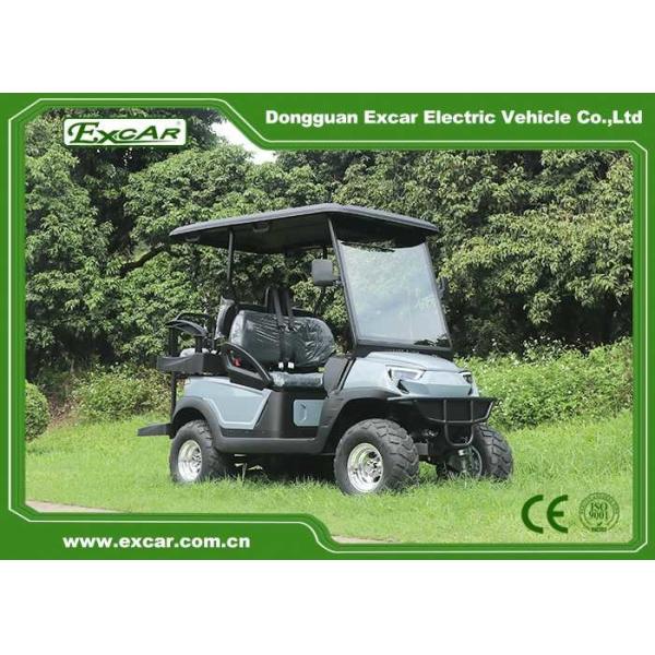 4 Seats Electric Golf Carts , Popular 48V Electric Golf Buggies With Caddle Plate