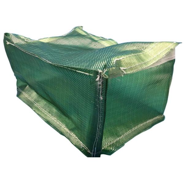 Buy Waterproof 1*1*1m Woven Geotextile PET Gabion Bag ISO SGS at wholesale prices