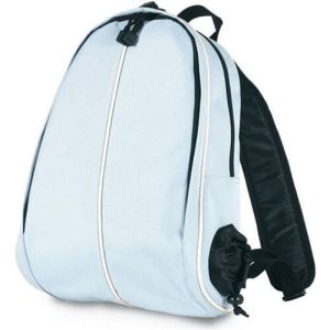 Polyester Plain Canvas Women's Backpack Round Shape With Double Shoulder Strips