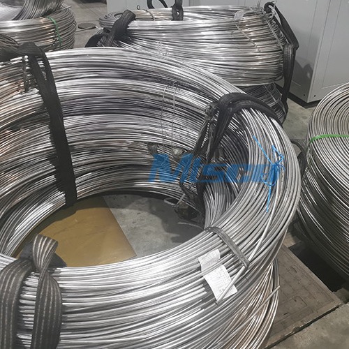 S30400 / S30403 ASME SA269 Stainless Steel Welded Super Long Coiled Tube For