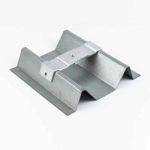Anti Slip Solar Metal Drainage Channel Silvery / Photovoltaic Water Drainage
