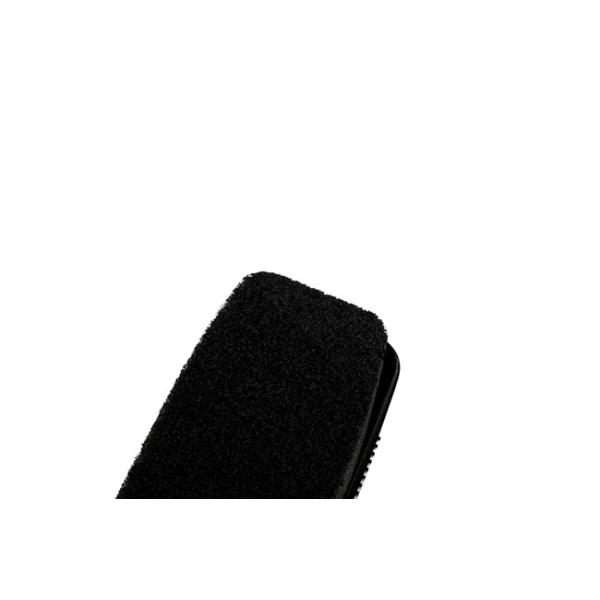 Men Black Shoe Shine Sponge Instant Shoe Polish Portable Plastic Can