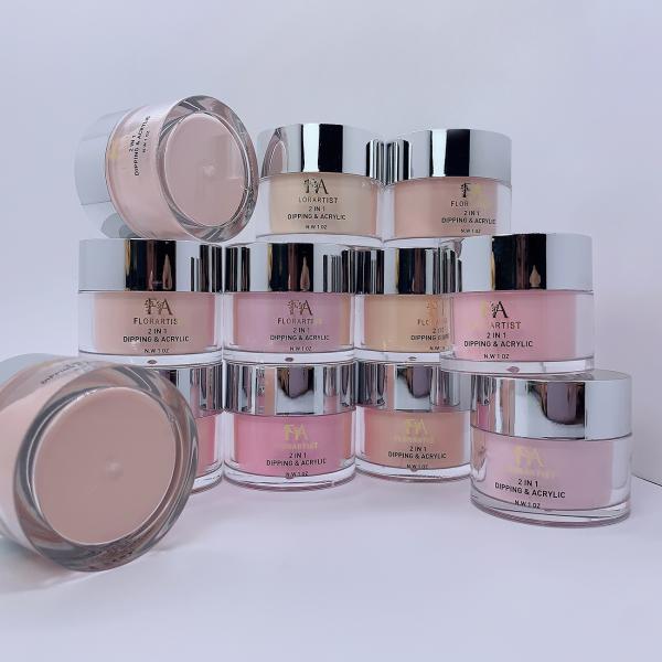 2024 Professional Factory Low Price EMA Bulk Cover Nude Pink Nude Pink Acrylic Powder 1oz 2oz for Wholesale