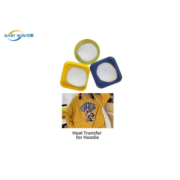 Polyurethane Hot Melt Adhesive Dtf White Powder Heat Transfer Powder For T-Shirt Printing
