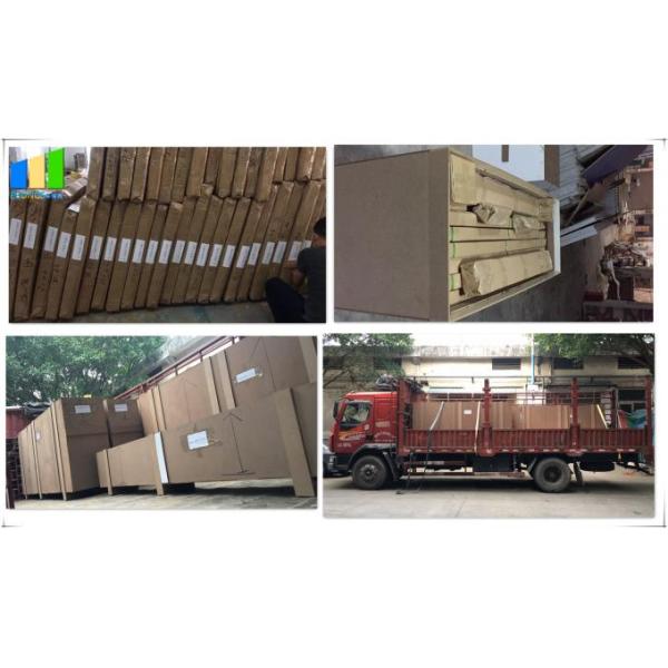 White Color Folding Sliding Operable Partition Walls Acoustic Conference Room Dividers