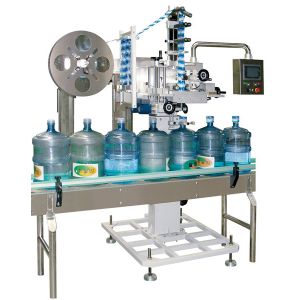 Big Bottle Mouth Shrink Sleeve Labeling Machine Waterproof Adjustable Cutter