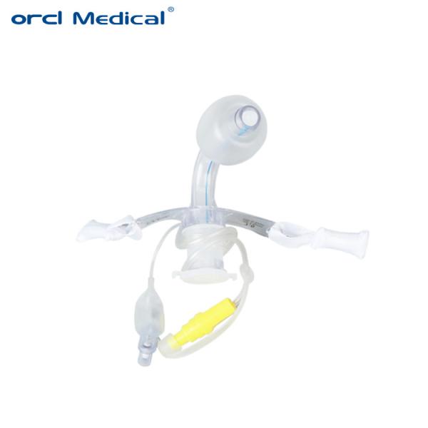 Safety Medical Disposable Tracheostomy Tube High Volume With Subglottic Suction