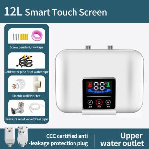 12L Kitchen Water Heaters Smart Electric Storage Water Heater Freestanding