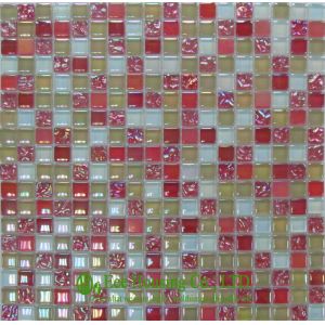 Quality Wall &amp;Floor Used Glass Mosaic Tiles,Mixed Color Glass Crystal Mosaic Tile for Residential for sale